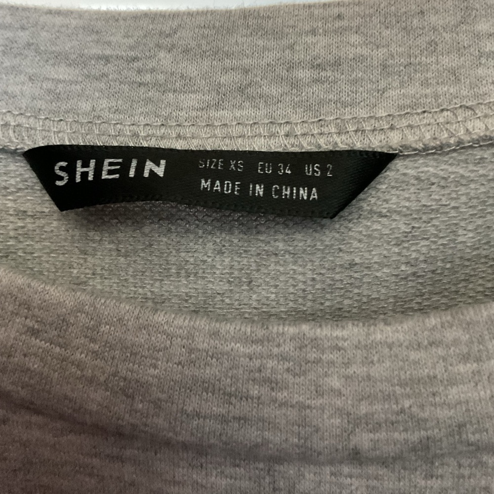 SHEIN XS crop top long sleeve sun flower shirt.
